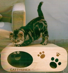 Catty Brick 貓抓板 爪印長方貓山洞 [滿額]