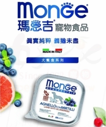 瑪恩吉Monge MONO莫諾 無穀蔬果主食犬餐盒