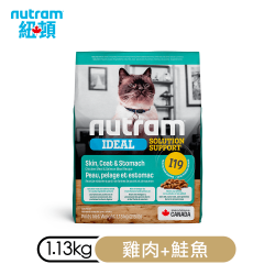 紐頓 Nutram 專業理想貓 I19 三效強化