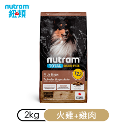 紐頓 Nutram 無穀全能潔牙犬 T23 火雞