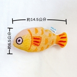可蒂毛毛CodyMaoMao 拉查花聯名貓草包-魚魚